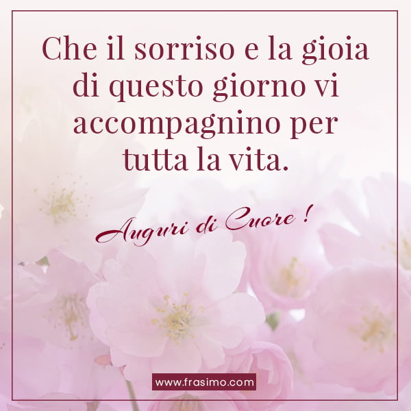 auguri di matrimonio semplici
