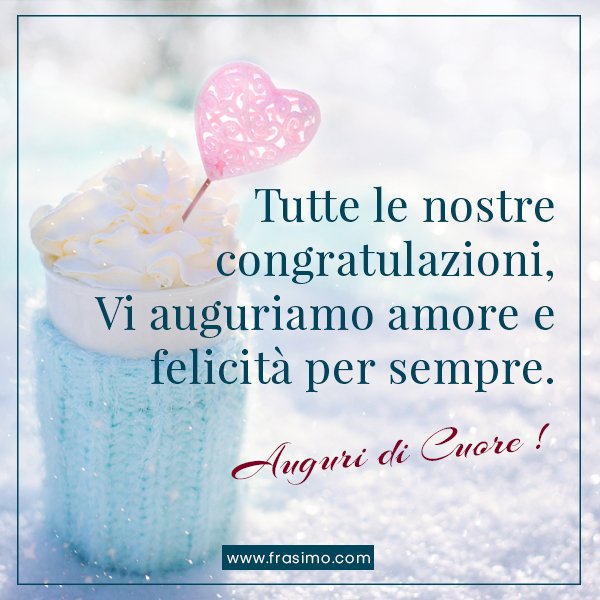 biglietti auguri matrimonio