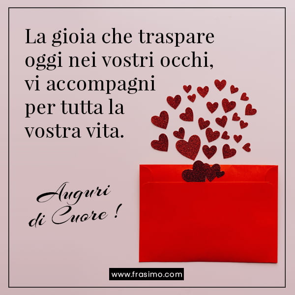 biglietti di auguri per matrimonio