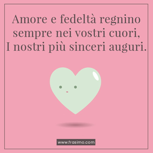 biglietto auguri matrimonio