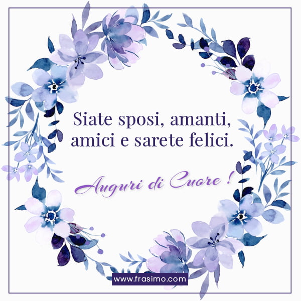 frasi matrimonio amici