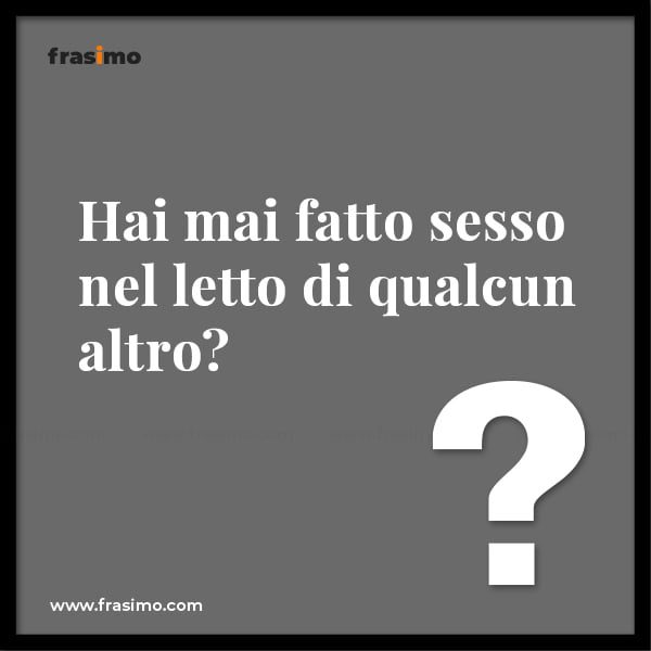 domande hai mai divertenti
