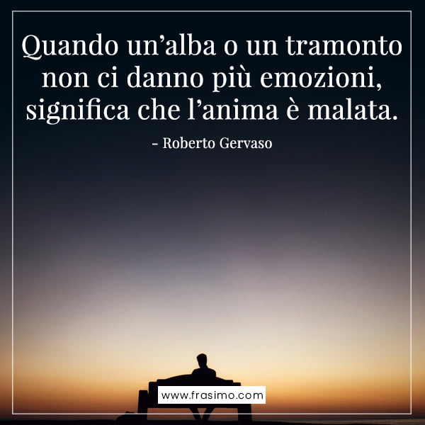 frasi belle sul tramonto