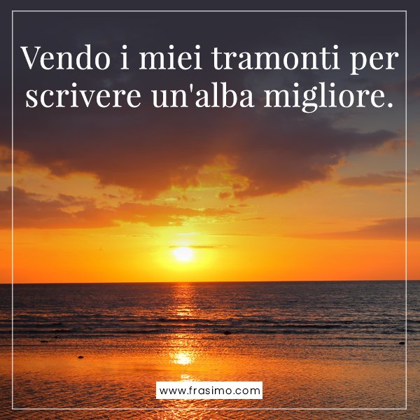frasi canzoni sul tramonto