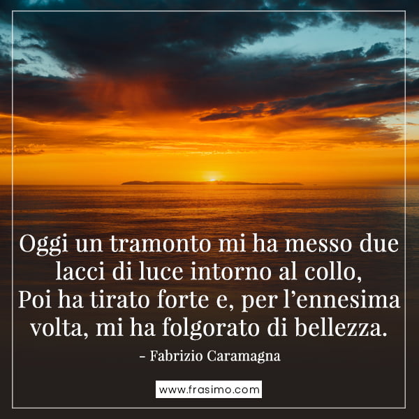 frasi d amore sul tramonto