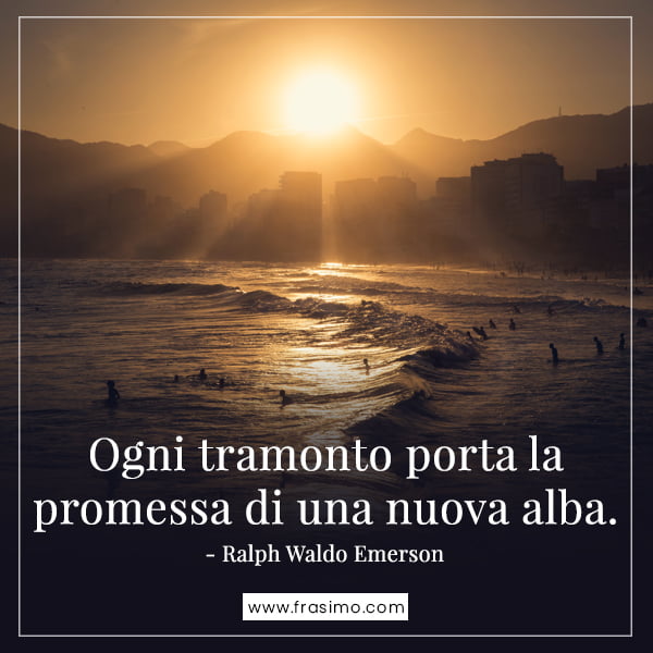 frasi romantiche tramonto