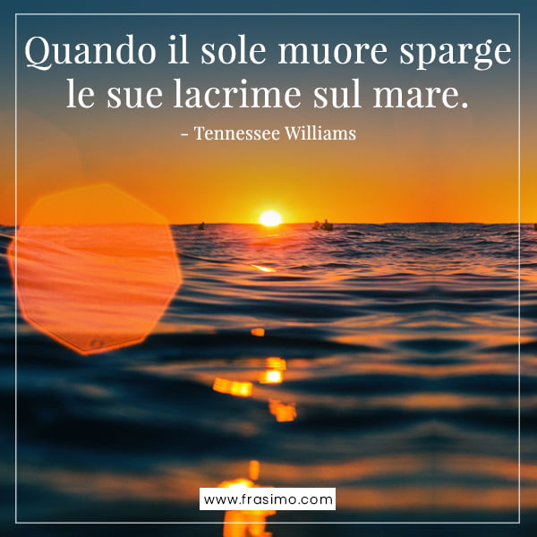frasi sul mare e il tramonto