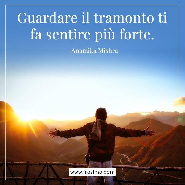 frasi sul tramonto baricco