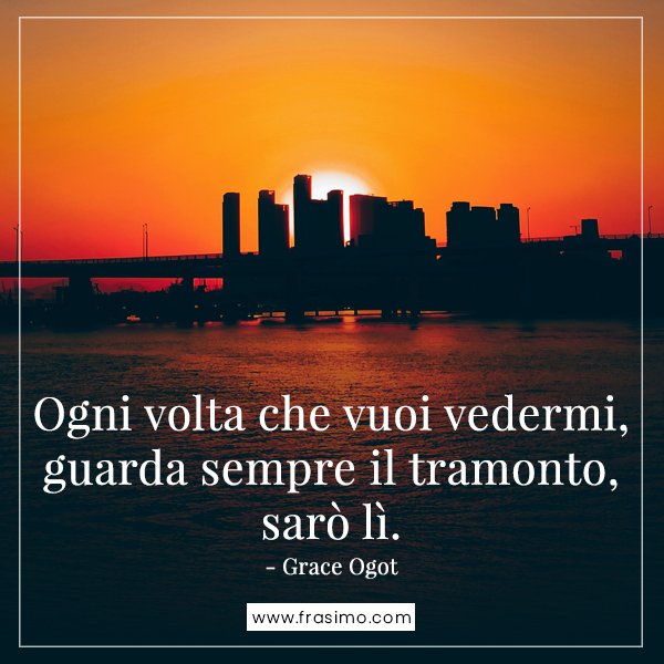 frasi sul tramonto canzoni