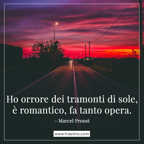 romantiche frasi sul tramonto amore