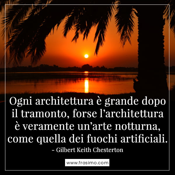 tramonto frasi